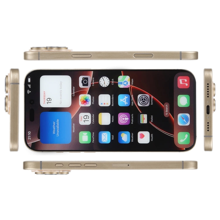 For iPhone 16 Pro Color Screen Non-Working Fake Dummy Display Model