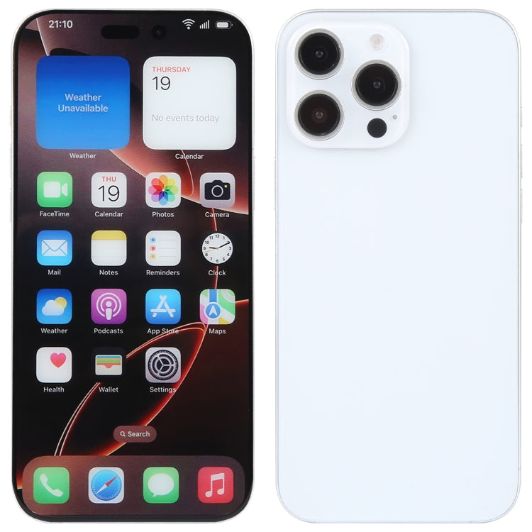 For iPhone 16 Pro Color Screen Non-Working Fake Dummy Display Model