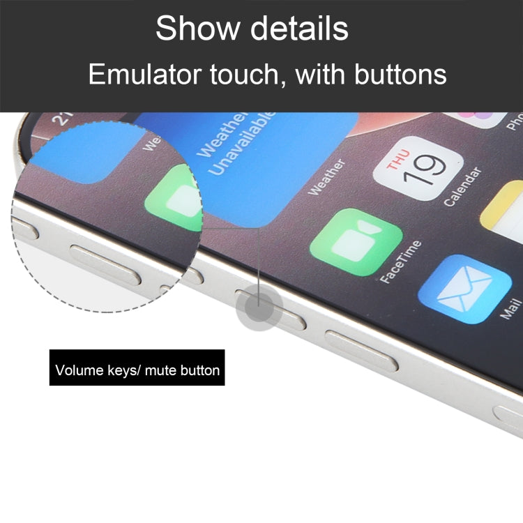 For iPhone 16 Pro Color Screen Non-Working Fake Dummy Display Model