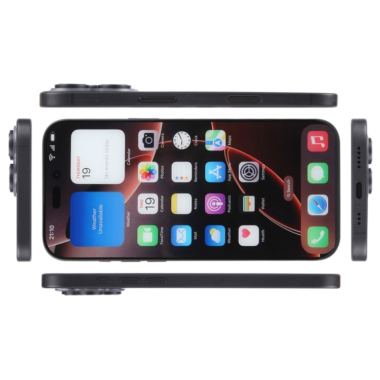 For iPhone 16 Pro Max Color Screen Non-Working Fake Dummy Display Model