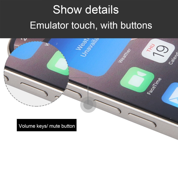 For iPhone 16 Pro Max Color Screen Non-Working Fake Dummy Display Model