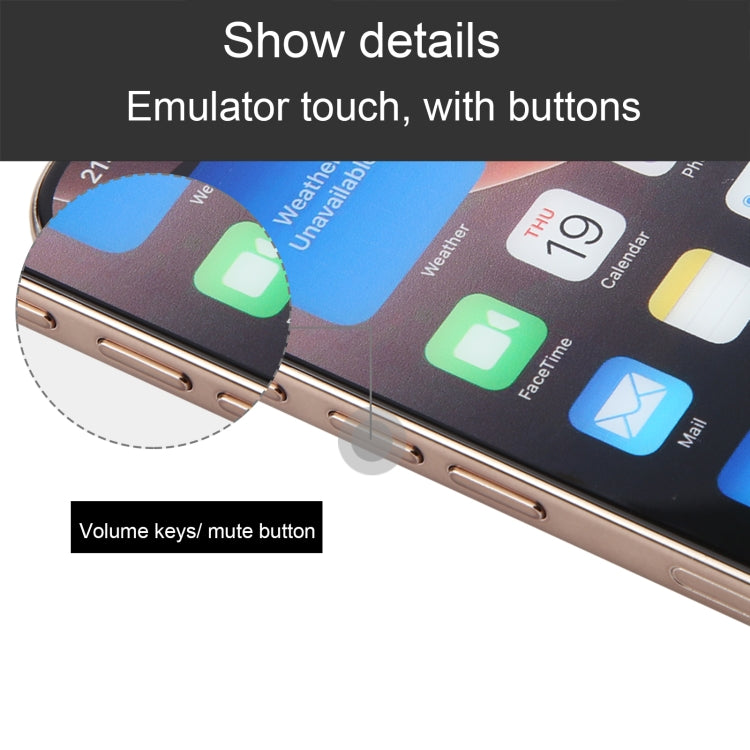 For iPhone 16 Pro Max Color Screen Non-Working Fake Dummy Display Model