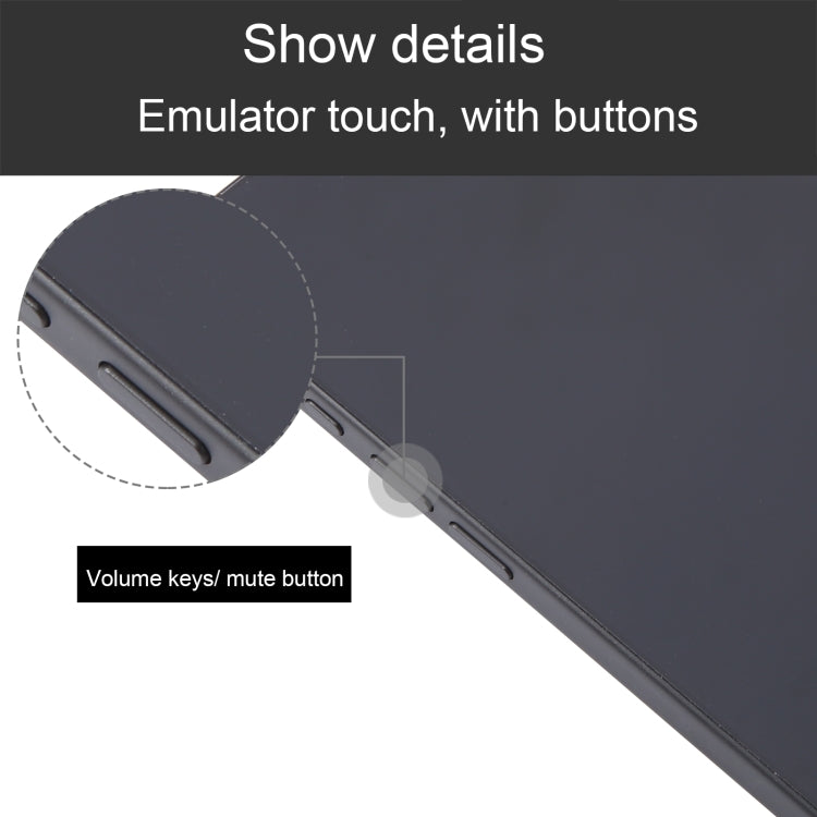 For iPhone 16 Pro Max Black Screen Non-Working Fake Dummy Display Model