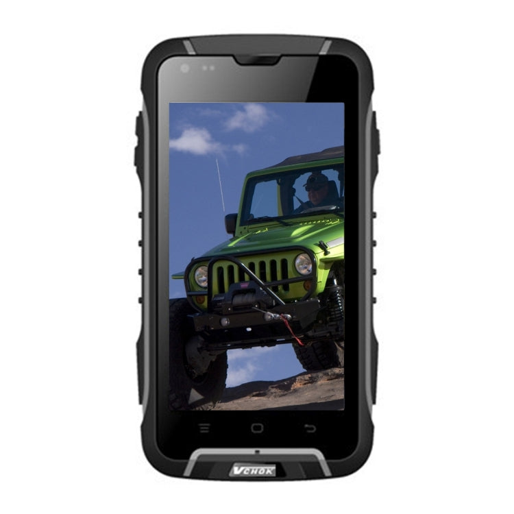 VCHOK F6, 1GB+16GB, IP68 Waterproof, Dropproof, Dustproof, 4.5 inch, MTK6582 Quad Core 1.3GHZ, OTG, GPS, Video Call, FM, Network: 3G