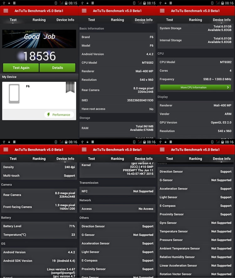 VCHOK F6, 1GB+16GB, IP68 Waterproof, Dropproof, Dustproof, 4.5 inch, MTK6582 Quad Core 1.3GHZ, OTG, GPS, Video Call, FM, Network: 3G