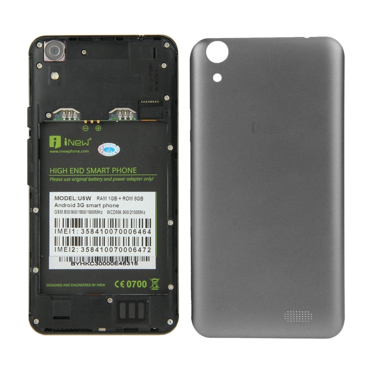 iNew U5W 8GB, Network: 3G, 5 inch Android 5.1 MTK6580 Quad Core 1.3GHz, RAM: 1GB, GPS