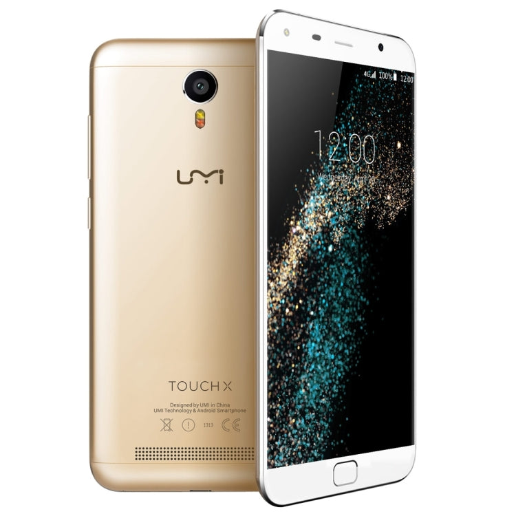 UMI TOUCH X, 2GB+16GB, Metal Unibody 2.5D LTPS FHD 5.5 inch Android 6.0 MT6735A Quad Core up to 1.3GHz, Network: 4G