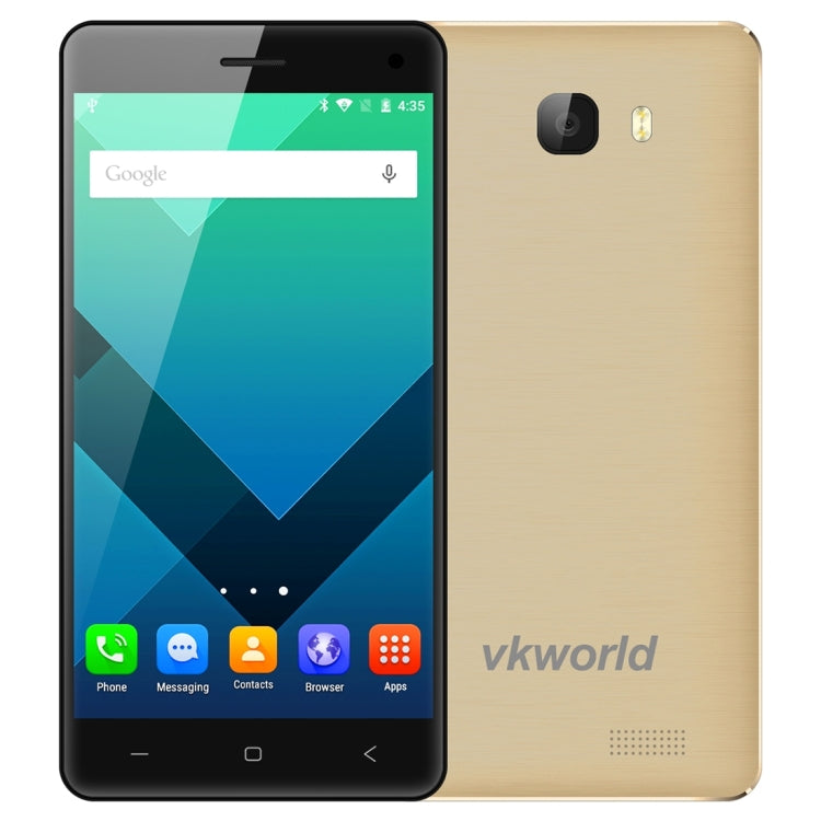 VKworld T5, 2GB+16GB, 5 inch Android 5.1 MTK6580 Quad Core 1.3GHz, Support GPS, Mobile AP, Network: 3G