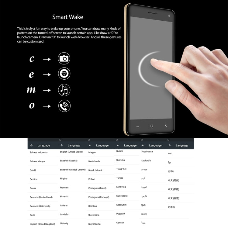 VKworld T5, 2GB+16GB, 5 inch Android 5.1 MTK6580 Quad Core 1.3GHz, Support GPS, Mobile AP, Network: 3G