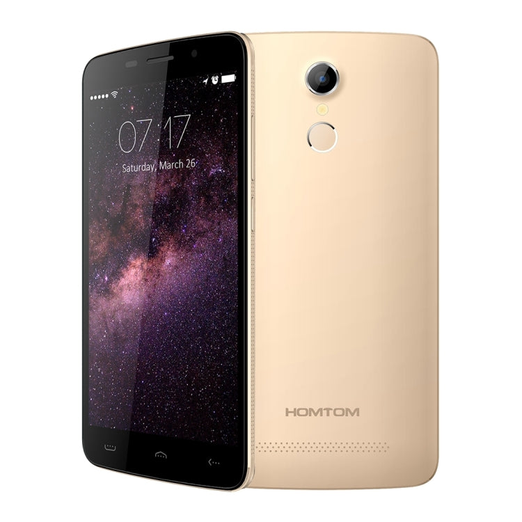 [HK Warehouse] HOMTOM HT17, 1GB+8GB, Fingerprint Identification, 5.5 inch Android 6.0, MT6737 Quad Core 1.1GHz, Support OTG, OTA, Network: 4G