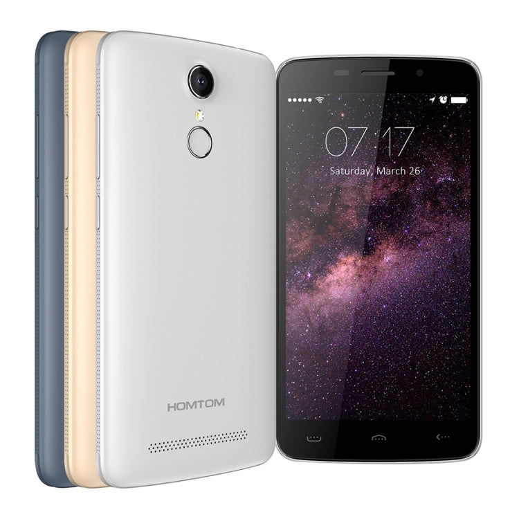 [HK Warehouse] HOMTOM HT17, 1GB+8GB, Fingerprint Identification, 5.5 inch Android 6.0, MT6737 Quad Core 1.1GHz, Support OTG, OTA, Network: 4G