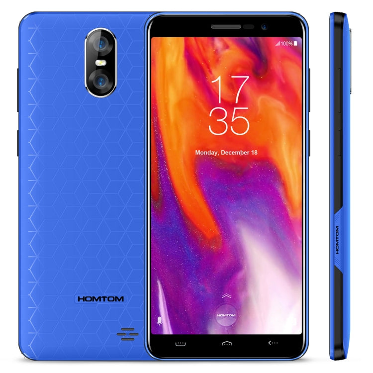[HK Warehouse] HOMTOM S12, 1GB+8GB, Dual Back Cameras,  5.0 inch 18:9 Android 6.0 MTK6580 Quad Core up to 1.3GHz, Network: 3G, Dual SIM, OTA