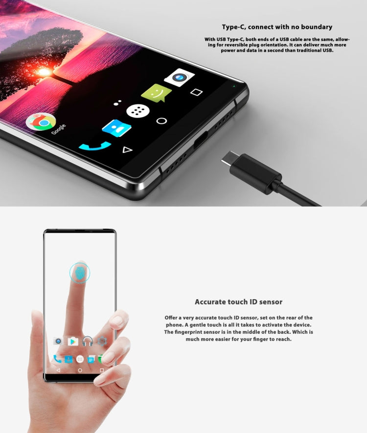 M-HORSE Pure 2, 4GB+64GB, Dual Back Cameras, Fingerprint Identification, 5.99 inch Android 7.0 MTK6750 Octa Core up to 1.5GHz, Network: 4G, Dual SIM