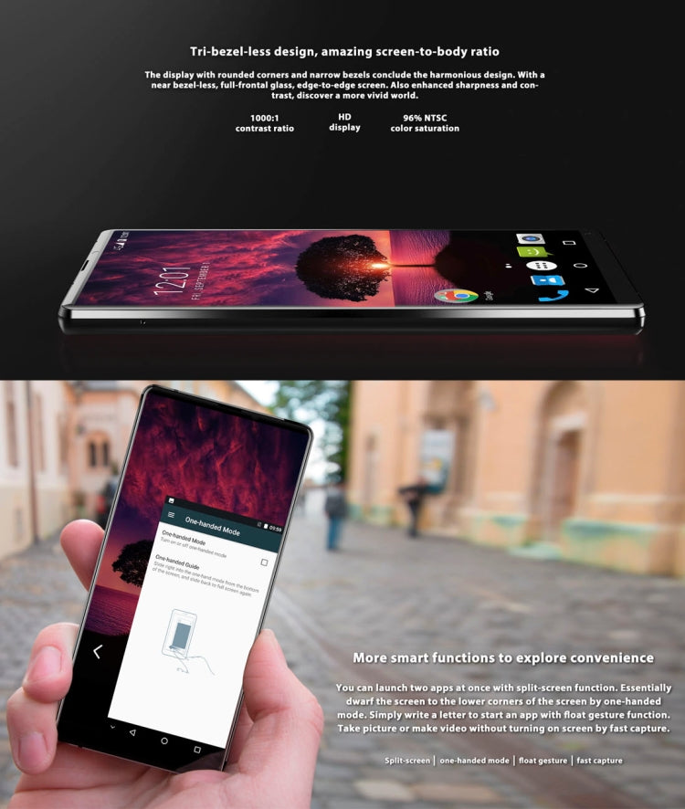 M-HORSE Pure 2, 4GB+64GB, Dual Back Cameras, Fingerprint Identification, 5.99 inch Android 7.0 MTK6750 Octa Core up to 1.5GHz, Network: 4G, Dual SIM