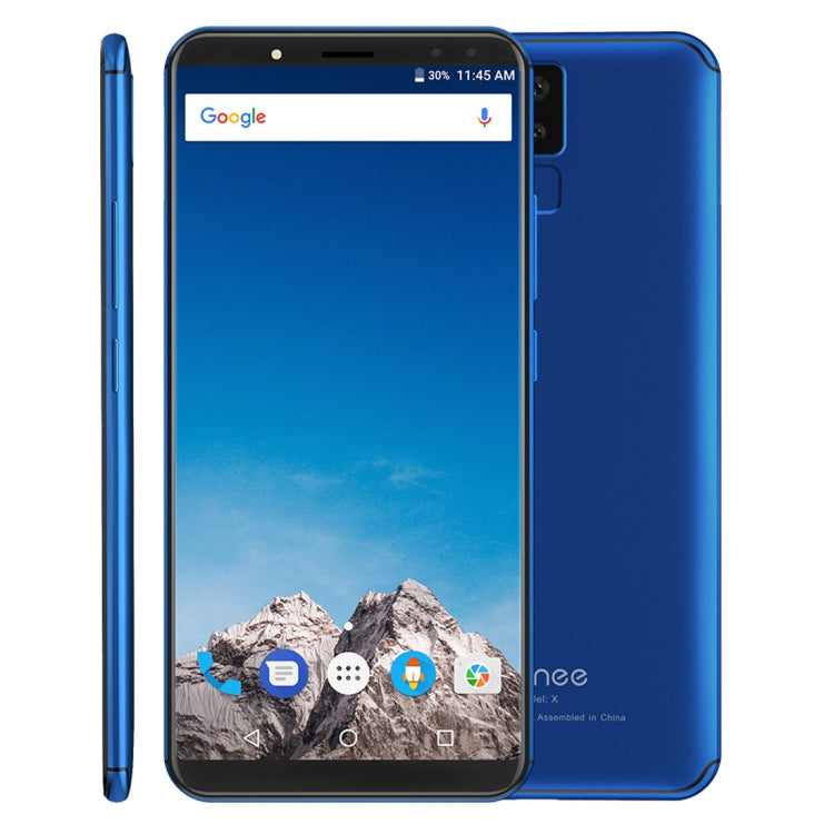[HK Warehouse] Vernee X, 4GB+64GB, Dual Back Cameras + Dual Front Cameras, 6200mAh Battery, Face & Fingerprint Identification, 6.0 inch Android 7.1 MTK6763 Octa Core up to 2.0GHz, Network: 4G, OTG