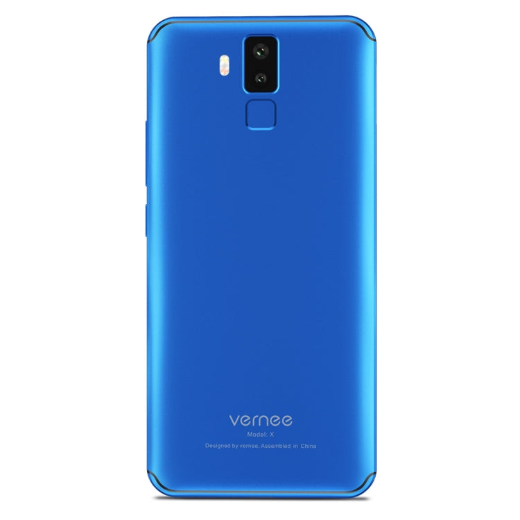 [HK Warehouse] Vernee X, 4GB+64GB, Dual Back Cameras + Dual Front Cameras, 6200mAh Battery, Face & Fingerprint Identification, 6.0 inch Android 7.1 MTK6763 Octa Core up to 2.0GHz, Network: 4G, OTG