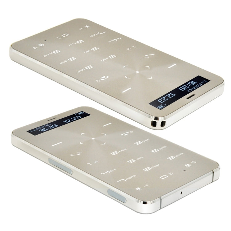 DAXIAN DXS5 Card Mobile Phone, Network: 2G, 6.5mm Ultra Thin Pocket Mini Slim Card Phone, QWERTY Keyboard, BT, Alarm, MP3 Music, Pedometer, Remote Capture