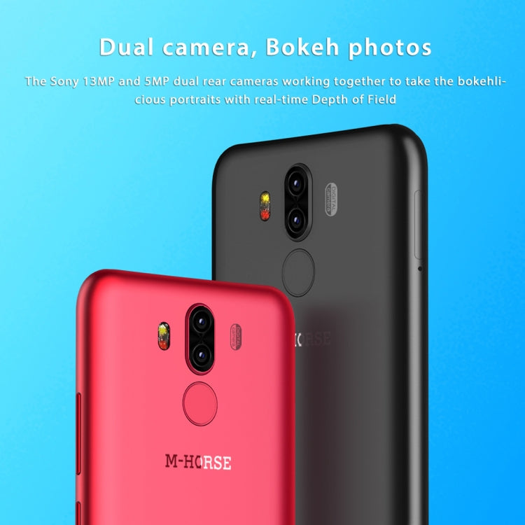 M-HORSE Pure 3, 4GB+64GB, Dual Back Cameras + Dual Front Cameras, Fingerprint Identification, 5.7 inch Android 7.1 MTK6763