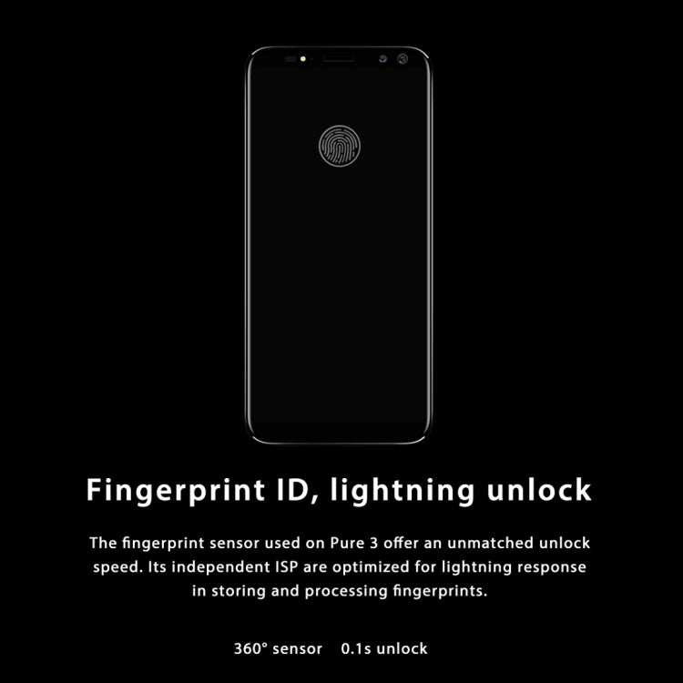 M-HORSE Pure 3, 4GB+64GB, Dual Back Cameras + Dual Front Cameras, Fingerprint Identification, 5.7 inch Android 7.1 MTK6763