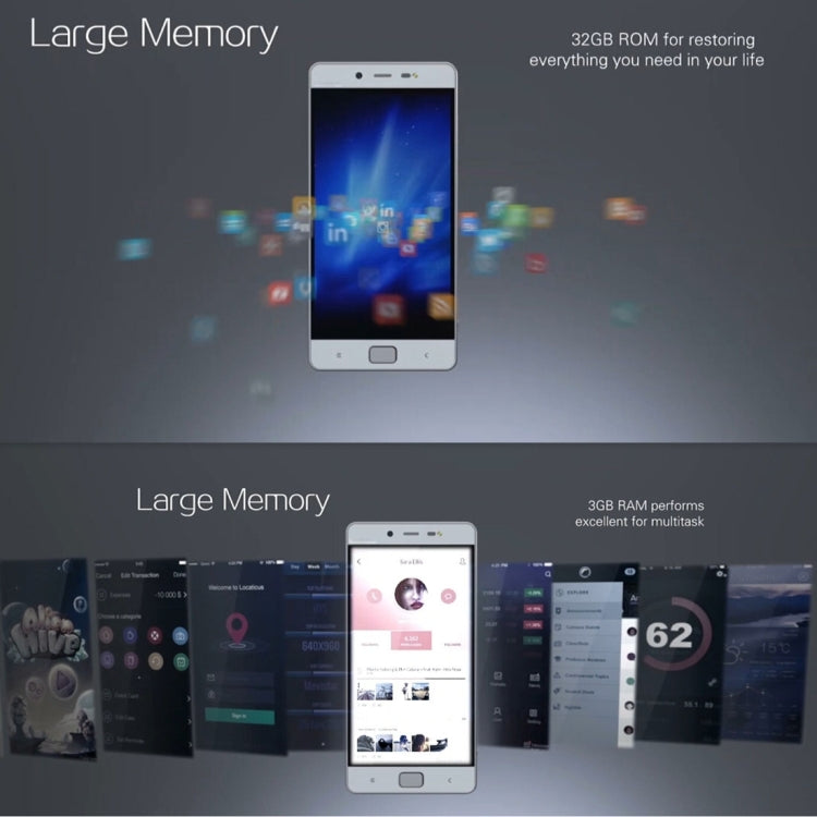 [HK Warehouse] LEAGOO Elite 1, 3GB+32GB, 5.0 inch Android 5.1 MTK6753 ARM Cortex-A53 Octa Core 1.3GHz, Network: 4G(Gold)