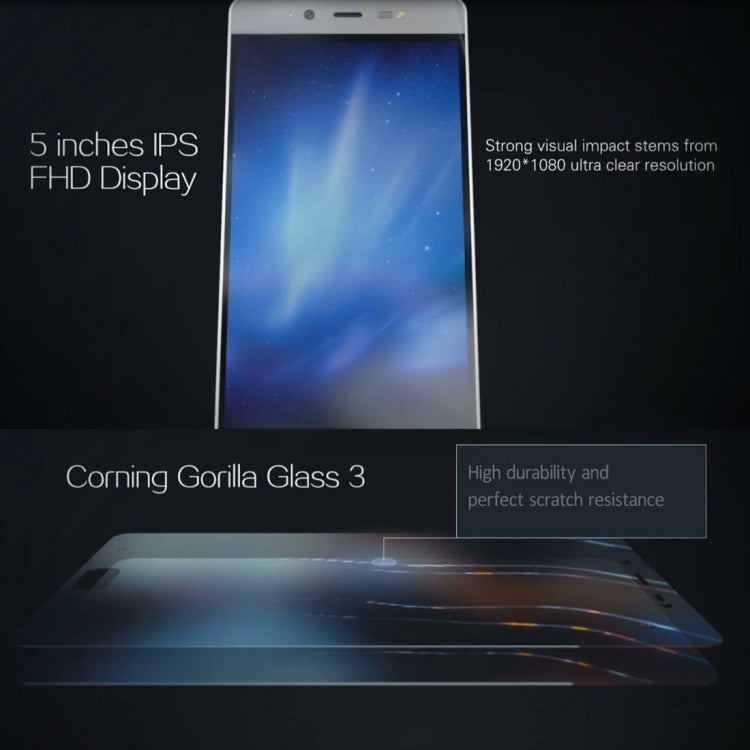 [HK Warehouse] LEAGOO Elite 1, 3GB+32GB, 5.0 inch Android 5.1 MTK6753 ARM Cortex-A53 Octa Core 1.3GHz, Network: 4G(Gold)