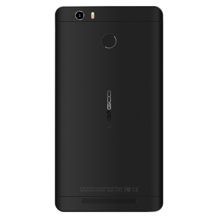 [HK Warehouse] LEAGOO Shark 1, 3GB+16GB, Fingerprint ID, 6300mAh Battery, 6.0 inch Android 5.1 MTK6753 ARM Cortex-A53 Octa Core 1.3GHz, Network: 4G(Black)