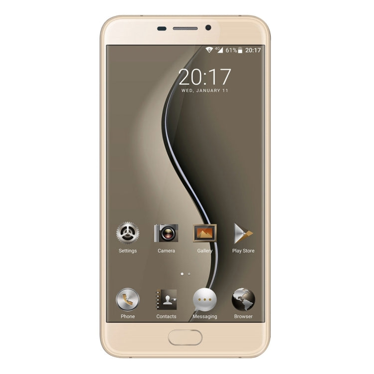 [HK Warehouse] Ulefone Gemini, 3GB+32GB, Front Fingerprint Identification, Dual Rear Cameras, 5.5 inch Android 6.0 MTK6737T Quad Core up to 1.5GHz, OTG, Network: 4G(Gold)