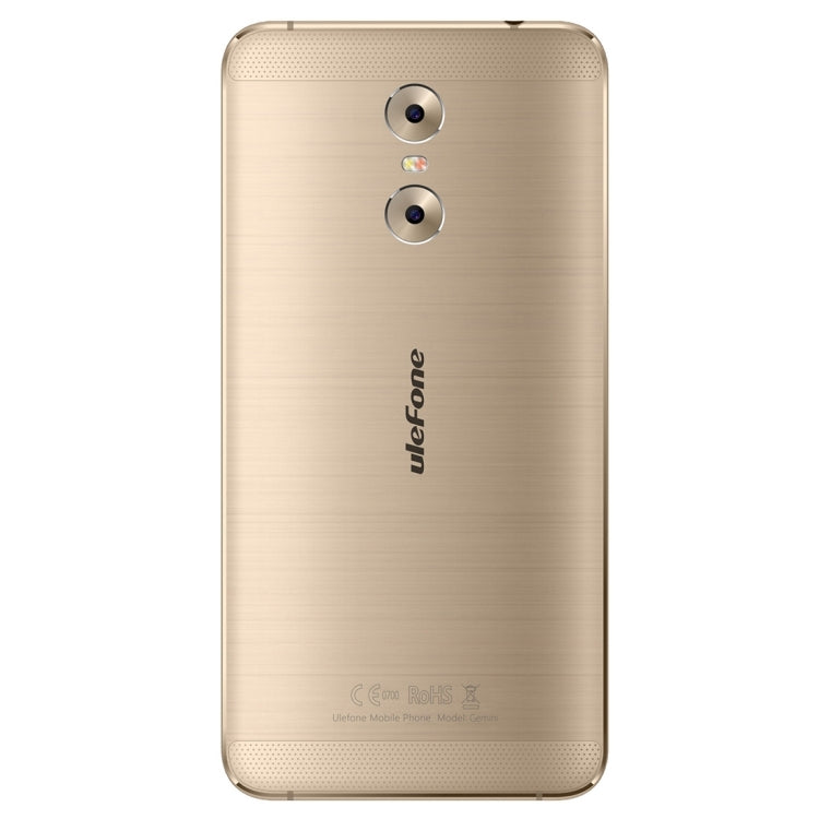 [HK Warehouse] Ulefone Gemini, 3GB+32GB, Front Fingerprint Identification, Dual Rear Cameras, 5.5 inch Android 6.0 MTK6737T Quad Core up to 1.5GHz, OTG, Network: 4G(Gold)