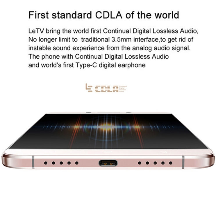 Letv LeEco Le S3 X522, 3GB+32GB, Fingerprint Identification, 5.5 inch Android 6.0 Qualcomm Snapdragon 652 (MSM8976) Octa Core up to 1.8GHz, Network: 4G(Rose Gold)