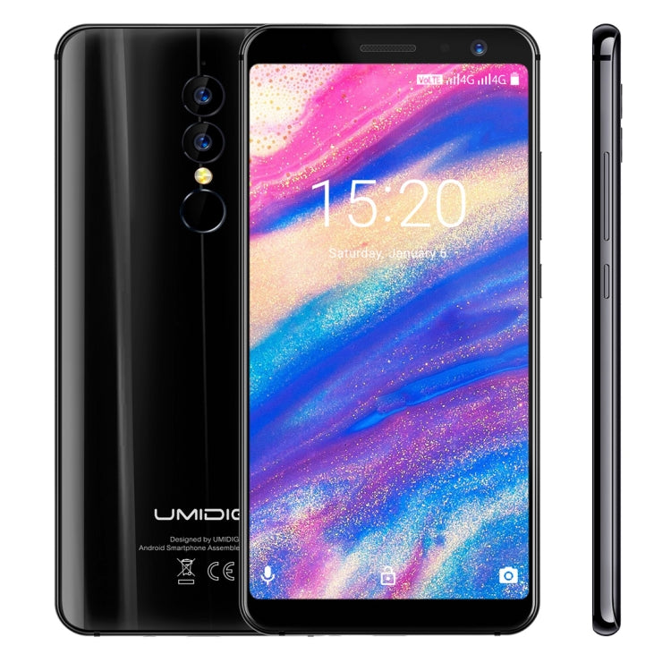 [HK Warehouse] UMIDIGI A1 Pro, Dual 4G, 3GB+16GB, Dual Back Cameras, Face & Fingerprint Identification,  5.5 inch Android 8.1 MTK6739 Quad Core up to 1.5GHz, Network: 4G, Dual SIM, VoLTE