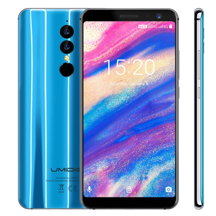 [HK Warehouse] UMIDIGI A1 Pro, Dual 4G, 3GB+16GB, Dual Back Cameras, Face & Fingerprint Identification,  5.5 inch Android 8.1 MTK6739 Quad Core up to 1.5GHz, Network: 4G, Dual SIM, VoLTE