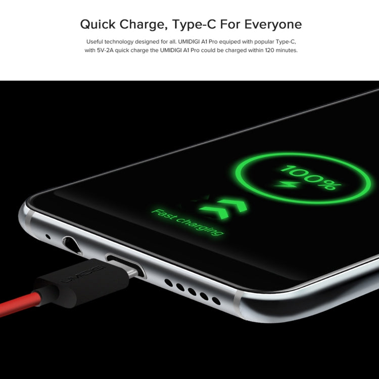 [HK Warehouse] UMIDIGI A1 Pro, Dual 4G, 3GB+16GB, Dual Back Cameras, Face & Fingerprint Identification,  5.5 inch Android 8.1 MTK6739 Quad Core up to 1.5GHz, Network: 4G, Dual SIM, VoLTE