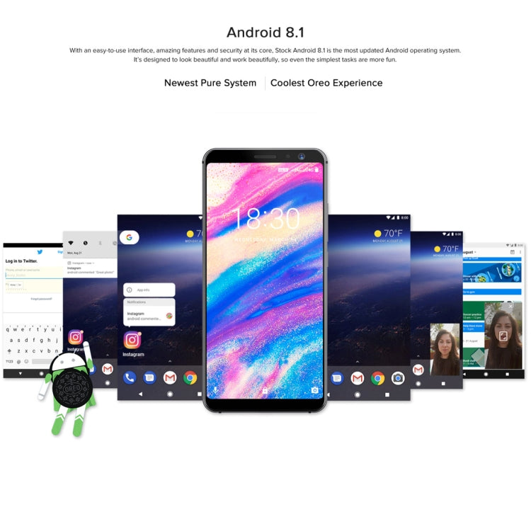[HK Warehouse] UMIDIGI A1 Pro, Dual 4G, 3GB+16GB, Dual Back Cameras, Face & Fingerprint Identification,  5.5 inch Android 8.1 MTK6739 Quad Core up to 1.5GHz, Network: 4G, Dual SIM, VoLTE