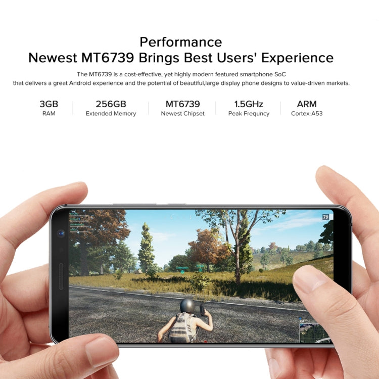 [HK Warehouse] UMIDIGI A1 Pro, Dual 4G, 3GB+16GB, Dual Back Cameras, Face & Fingerprint Identification,  5.5 inch Android 8.1 MTK6739 Quad Core up to 1.5GHz, Network: 4G, Dual SIM, VoLTE