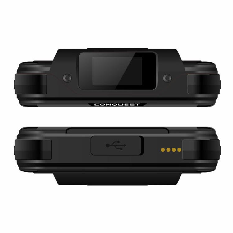 Conquest S10, 3GB+32GB, Walkie Talkie Function, RFID, Scanner, 5000mAh Battery, IP68 Waterproof Dustproof Shockproof, Fingerprint Identification, 5.5 inch Android 6.0 MTK6753 Octa Core up to 1.5GHz, Network: 4G, NFC, OTG, IR(Black)