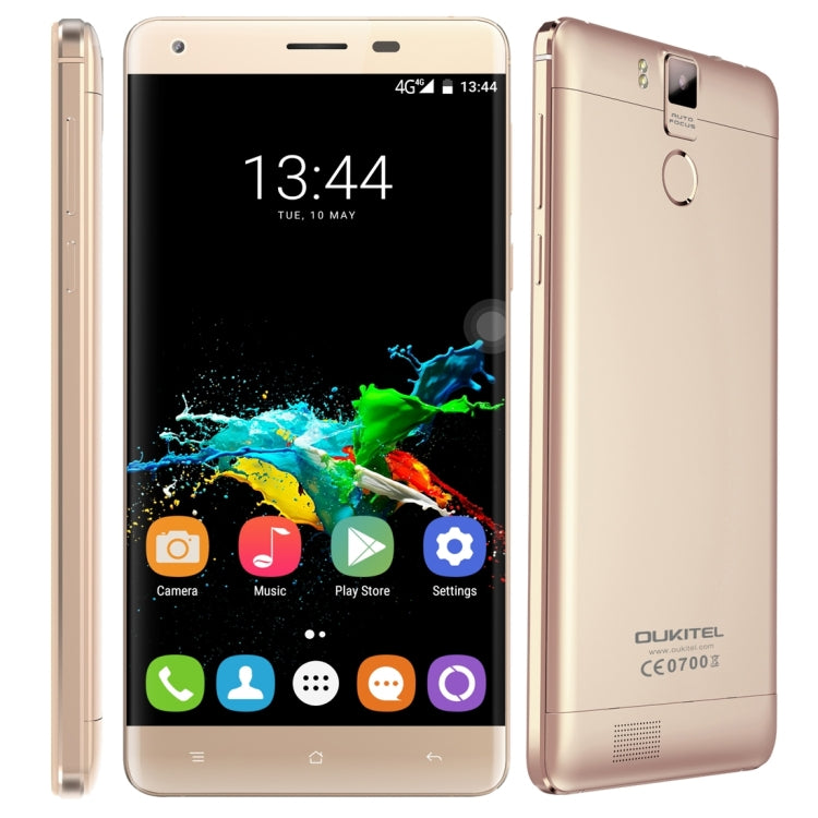 [HK Warehouse] OUKITEL K6000 Pro, 3GB+32GB, 6000mAh Battery, 5.5 inch Android 6.0 MTK6753 Octa Core 1.3GHZ, Network: 4G, OTG, OTA, GPS, FM, with CE Certification
