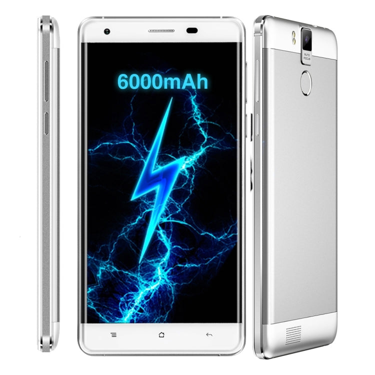 [HK Warehouse] OUKITEL K6000 Pro, 3GB+32GB, 6000mAh Battery, 5.5 inch Android 6.0 MTK6753 Octa Core 1.3GHZ, Network: 4G, OTG, OTA, GPS, FM, with CE Certification