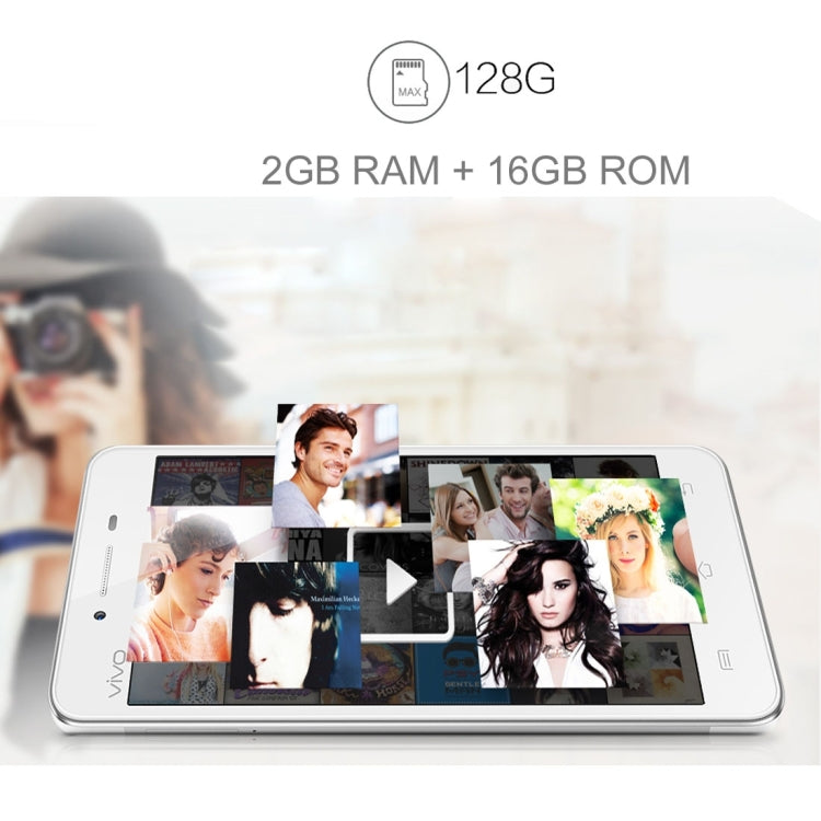 vivo Y35A, 2GB+16GB, 5.0 inch Funtouch 2.5 (Android 5.0), Qualcomm Snapdragon410 Quad Core 1.2GHz, Network: 4G(White)