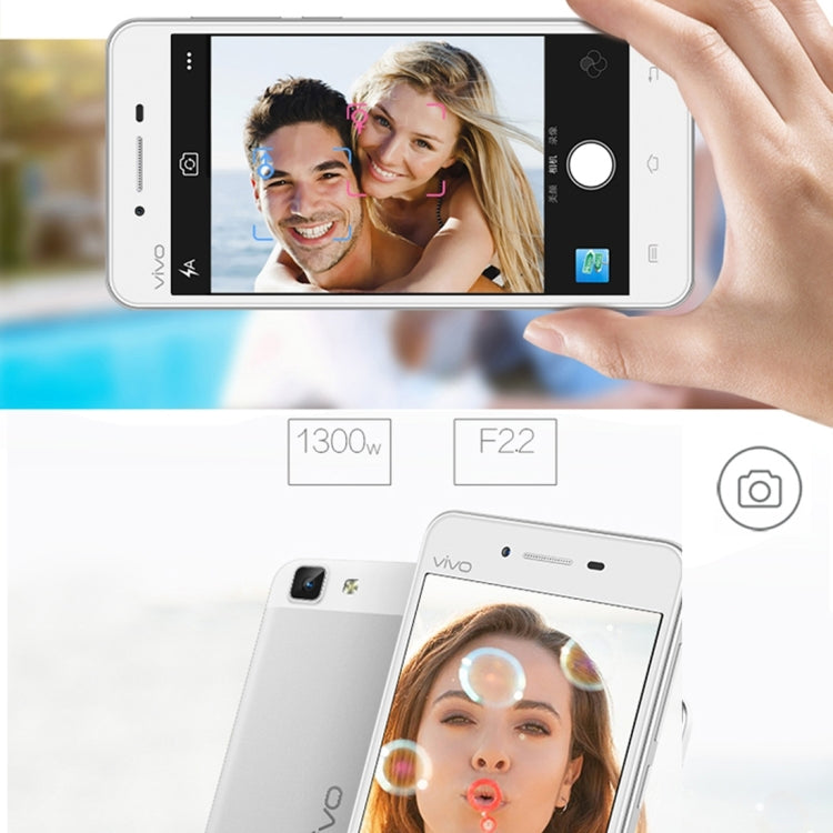 vivo Y35A, 2GB+16GB, 5.0 inch Funtouch 2.5 (Android 5.0), Qualcomm Snapdragon410 Quad Core 1.2GHz, Network: 4G(White)
