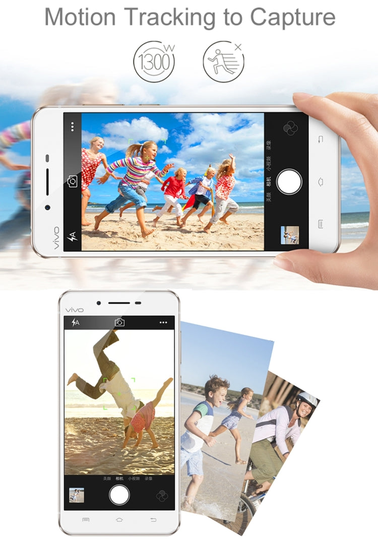 vivo X6 A, 4GB+32GB, 5.2 inch Android 5.0, Qualcomm Snapdragon615 Octa Core 1.7GHz, Network: 4G