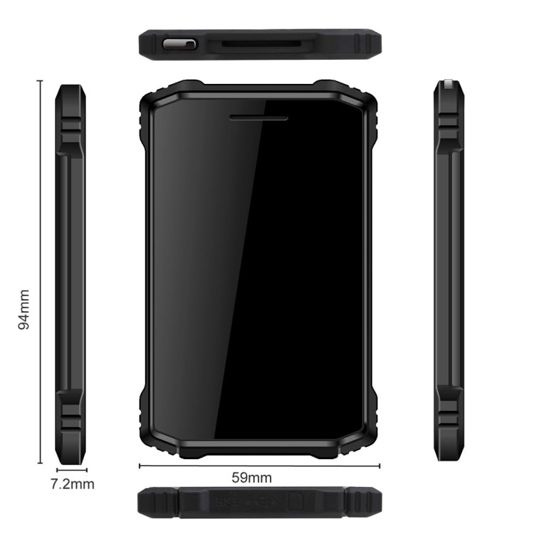 iMAN S1 PRO Waterproof Phone, 8GB, 7.2mm Thickness Card Style, Pedometer / Anti-lost, Single SIM, Network: 2G