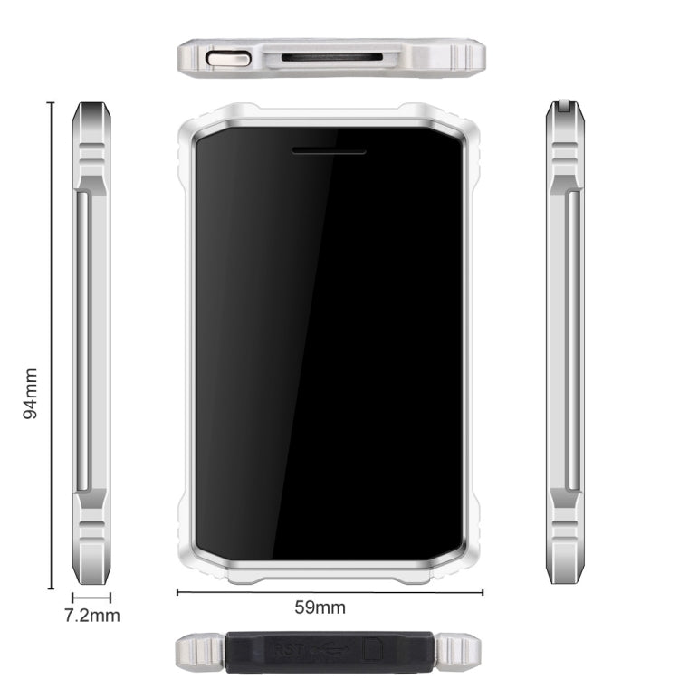 iMAN S1 PRO Waterproof Phone, 8GB, 7.2mm Thickness Card Style, Pedometer / Anti-lost, Single SIM, Network: 2G