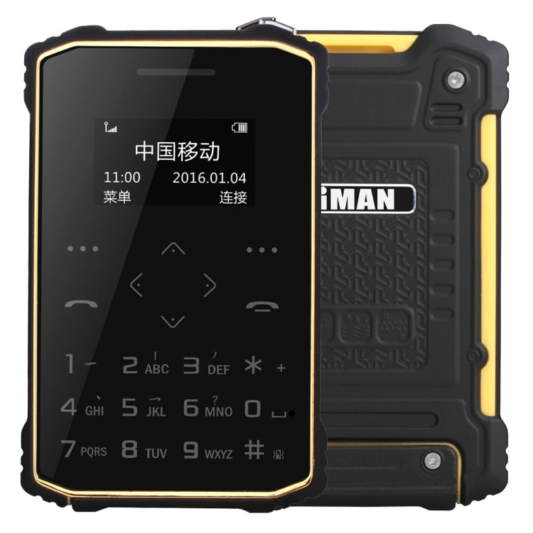 iMAN S1 PRO Waterproof Phone, 8GB, 7.2mm Thickness Card Style, Pedometer / Anti-lost, Single SIM, Network: 2G
