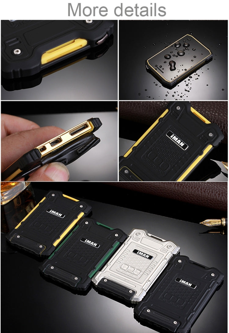 iMAN S1 PRO Waterproof Phone, 8GB, 7.2mm Thickness Card Style, Pedometer / Anti-lost, Single SIM, Network: 2G