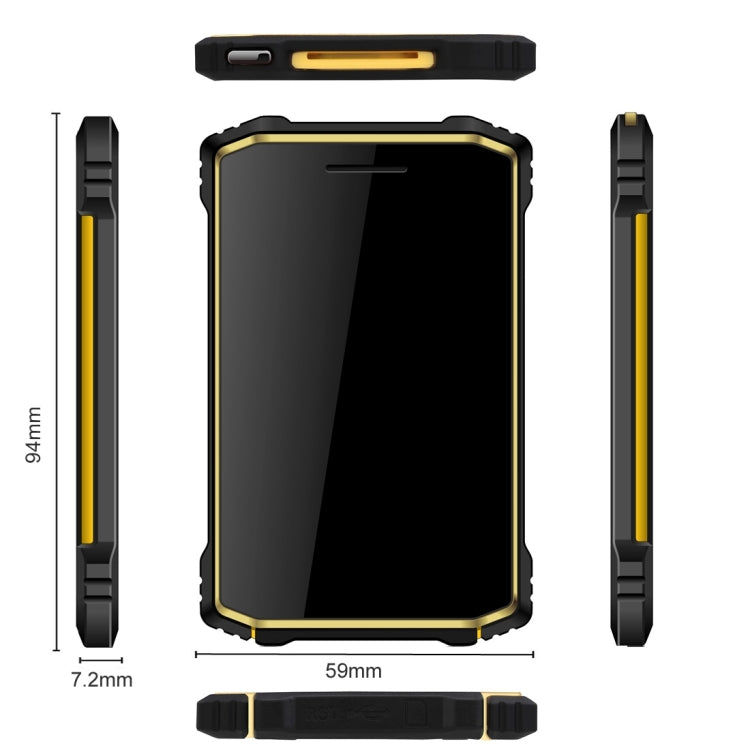 iMAN S1 PRO Waterproof Phone, 8GB, 7.2mm Thickness Card Style, Pedometer / Anti-lost, Single SIM, Network: 2G