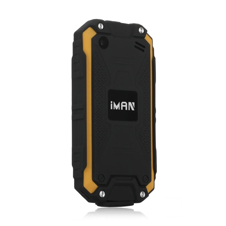 iMAN X2 Triple Proofing Phone, 1GB+8GB, IP65 Waterproof Dustproof Shockproof, 2.45 inch Android 5.1 MTK6580 Quad Core up to 1.3GHz, Network: 3G, Dual SIM, OTG