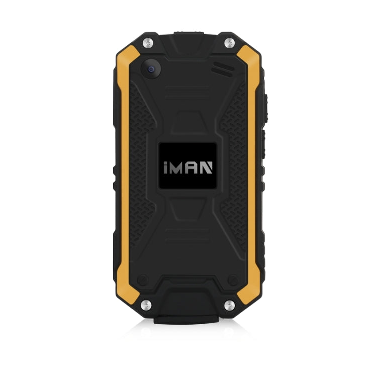 iMAN X2 Triple Proofing Phone, 1GB+8GB, IP65 Waterproof Dustproof Shockproof, 2.45 inch Android 5.1 MTK6580 Quad Core up to 1.3GHz, Network: 3G, Dual SIM, OTG