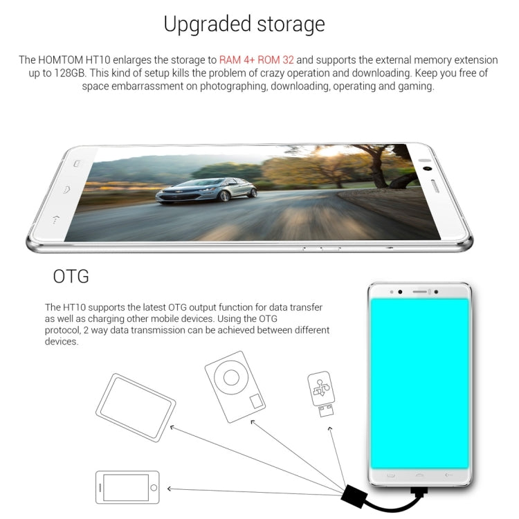 HOMTOM HT10, 4GB+32GB, Iris Identification, 5.5 inch Android 6.0 MTK6797 Helio X20 Ten Core, Network: 4G