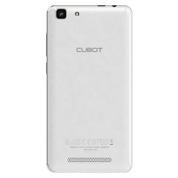 [HK Warehouse] CUBOT Rainbow, 1GB+16GB, 5.0 inch Android 6.0 MTK6580 Quad-Core 1.3GHz, Network: 3G