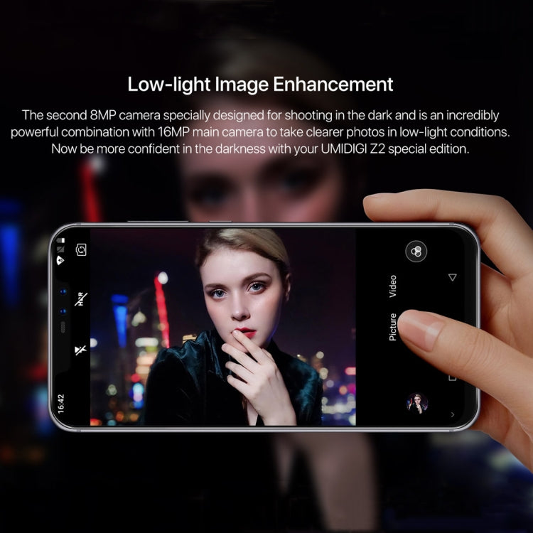 [HK Warehouse] UMIDIGI Z2, Special Edition, Global Dual 4G, 4GB+64GB, Dual Back Cameras + Dual Front Cameras, Face ID & Fingerprint Identification,  6.2 inch Sharp Android 8.1 MTK6763 (Helio P23)  Octa Core up to 2.0GHz, Network: 4G, Dual SIM(Twilight)